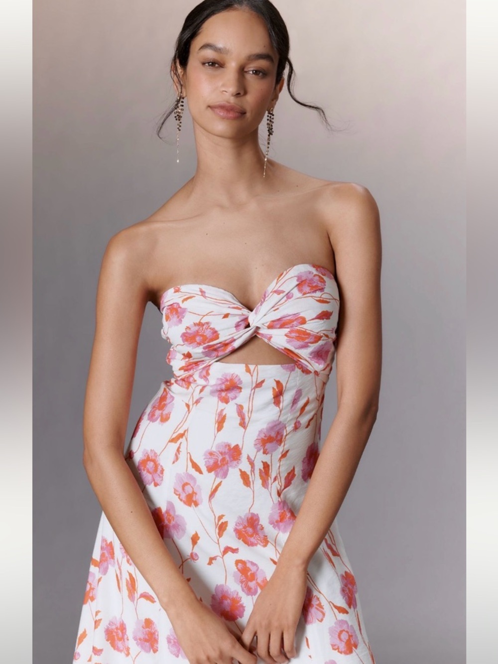 Function & Fringe Edit | Anthropologie printed midi dress floral - Picture 4 of 8